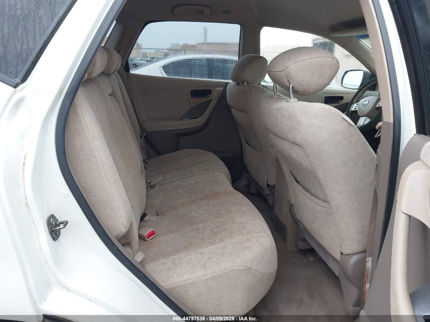 2003 Nissan Murano Sl VIN: JN8AZ08T83W114472 Lot: 44797536