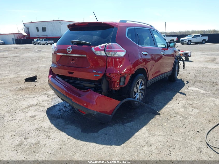Vin: 5n1at2mv4ec814666, lot: 45294855, nissan rogue sl 20144