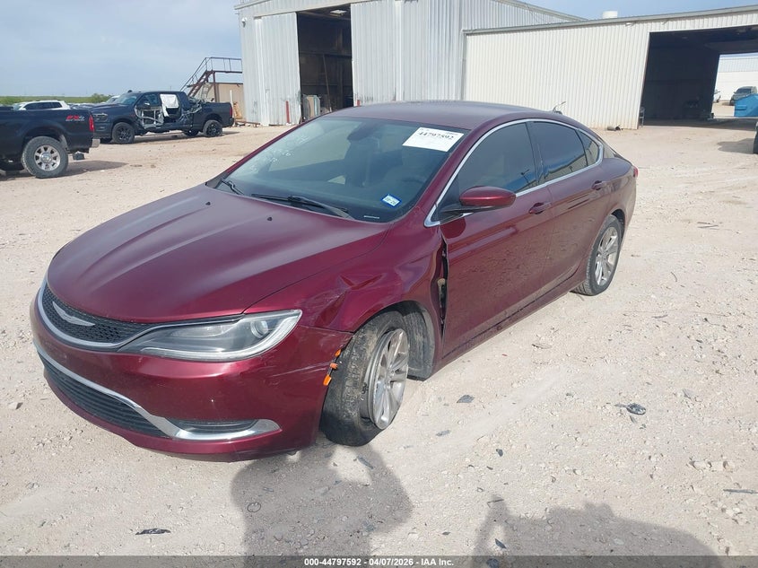1C3CCCAB3GN160994 2016 Chrysler 200 2.4 Limited brown