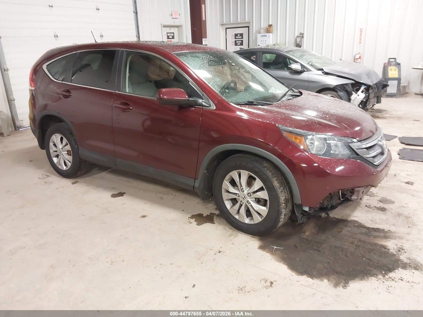 2012 Honda Cr-v 2.4 Ex Red Lot 111044797655 Vin 5J6RM4H52CL048731