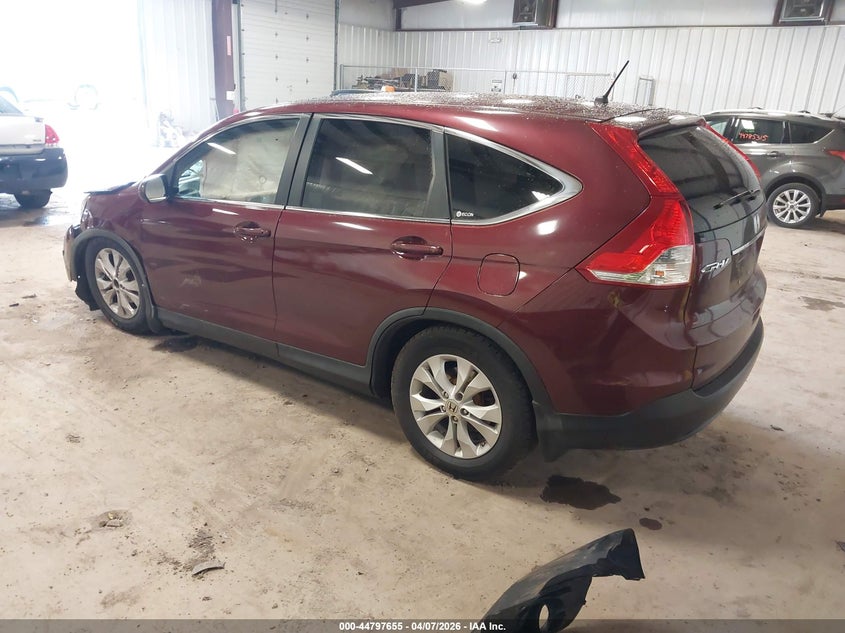 2012 Honda Cr-v 2.4 Ex Red Lot 111044797655 Vin 5J6RM4H52CL048731