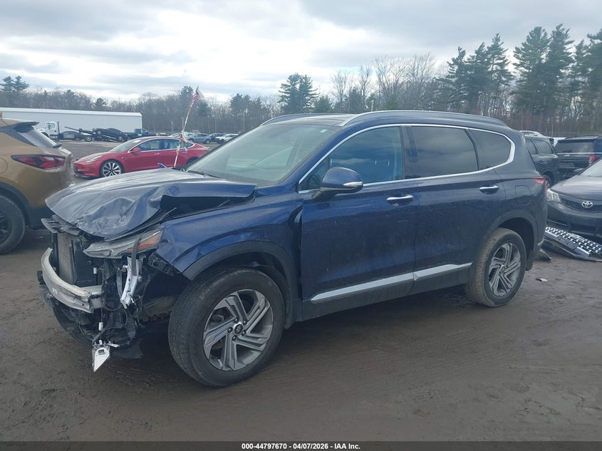 2022 Hyundai Santa Fe Sel 5NMS3DAJXNH444072 photo 1