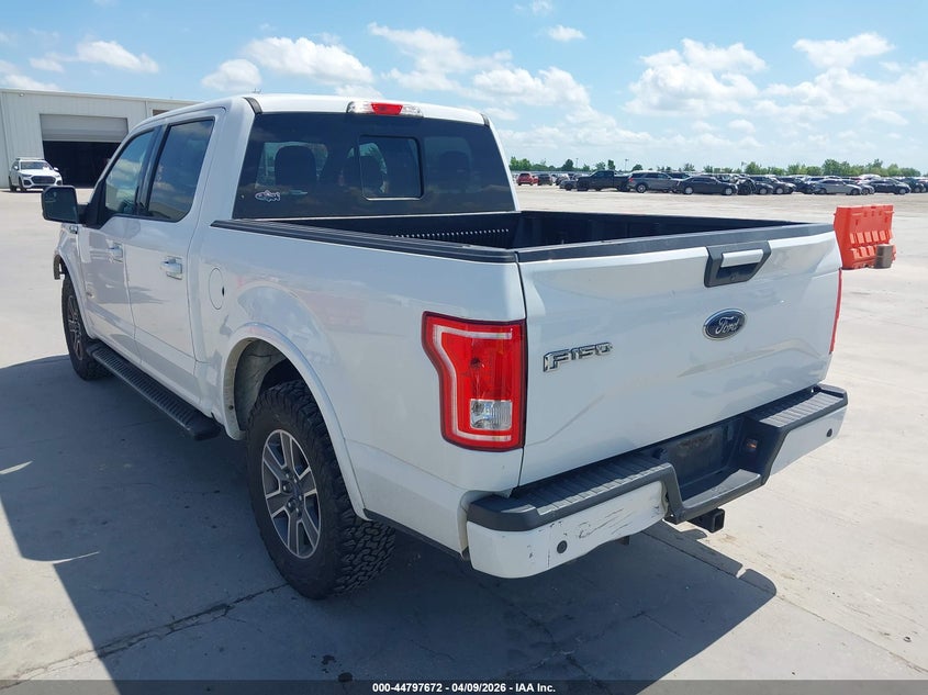 2017 Ford F-150 2.7 Xlt white Lot 111044797672 Vin 1FTEW1EP9HFB32263