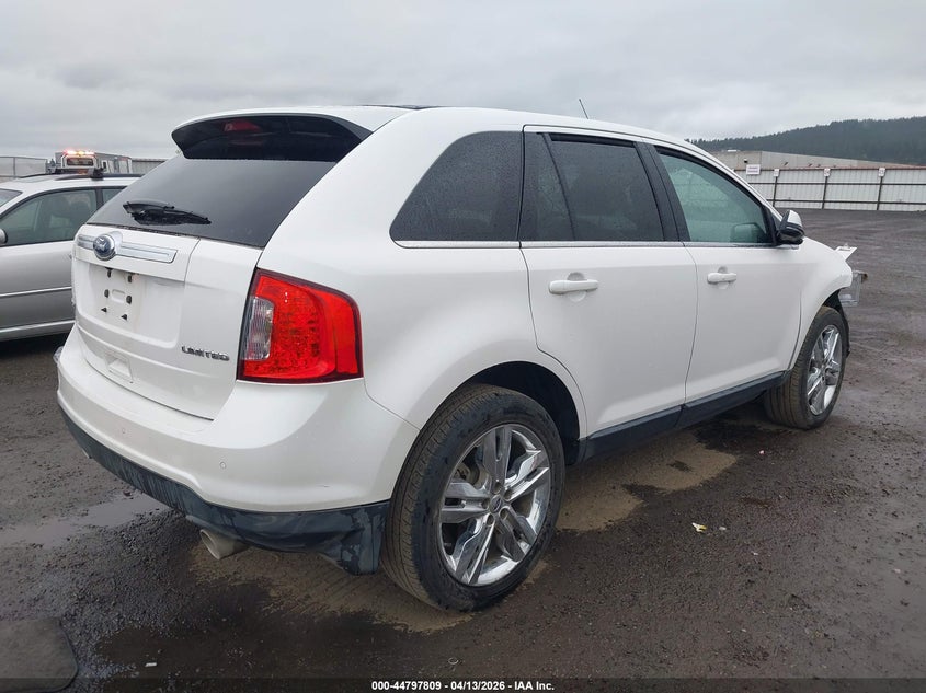 2012 Ford Edge 3.5 Limited white Lot 111044797809 Vin 2FMDK3KC2CBA93302