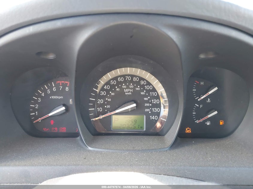 2008 Kia Spectra Ex VIN: KNAFE122285582226 Lot: 44797874