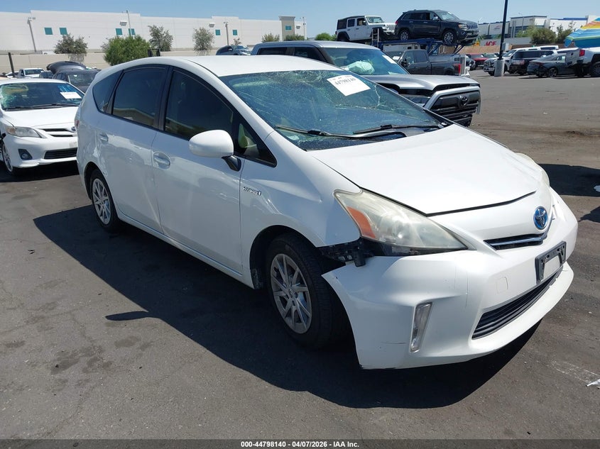 2012 TOYOTA PRIUS V FIVE/THREE/TWO