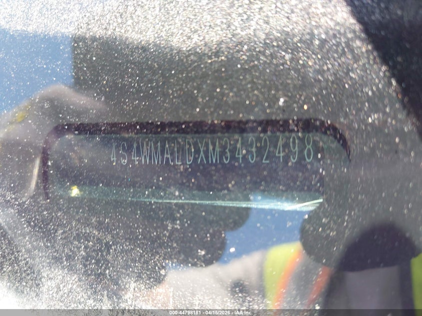 2021 Subaru Ascent Limited VIN: 4S4WMALDXM3432498 Lot: 44798181