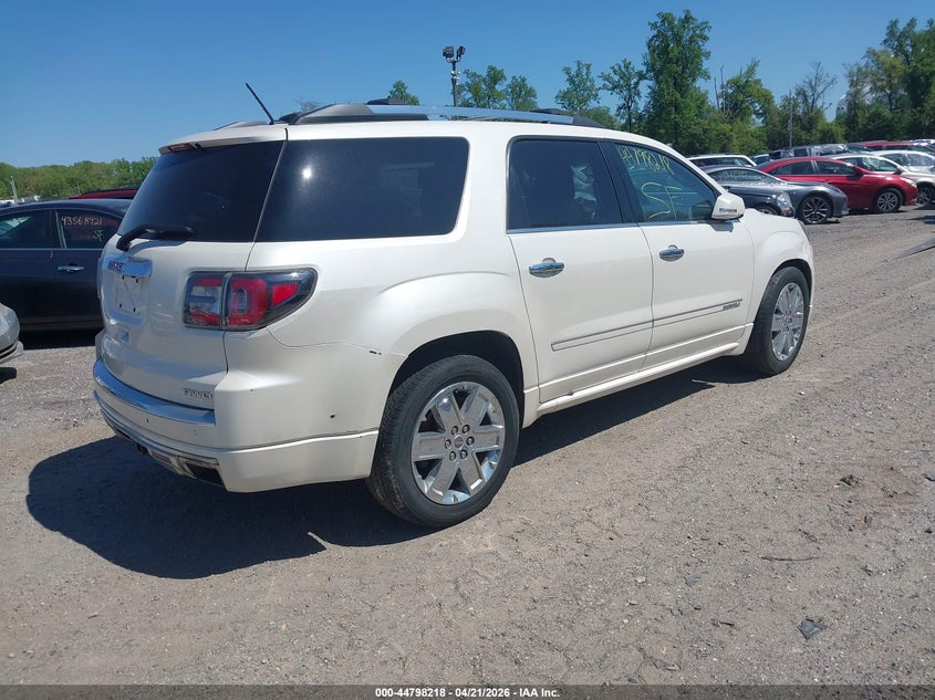 Vin: 1gkkvtkd4ej303512, lot: 45295484, gmc acadia denali 20144