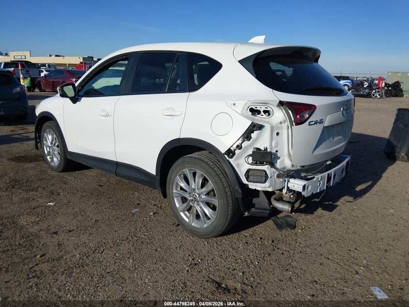 Vin: jm3ke2dy9f0457590, lot: 45295515, mazda cx-5 grand touring 20153