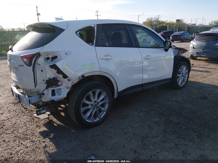 Vin: jm3ke2dy9f0457590, lot: 45295515, mazda cx-5 grand touring 20154