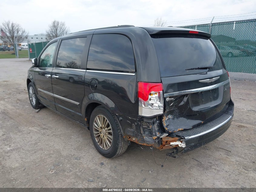 Vin: 2c4rc1cg1er228826, lot: 45295598, chrysler town & country touring-l 20143