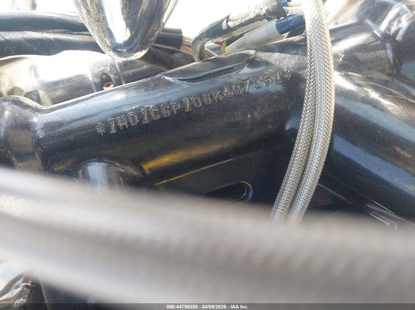 2006 Harley-Davidson Xl1200 C VIN: 1HD1CGP106K407251 Lot: 44798358