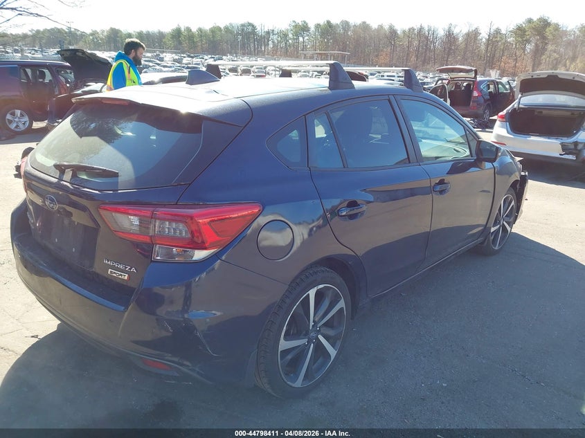 Vin: 4s3gtal64l3700117, lot: 45295677, subaru impreza sport 5-door 20204