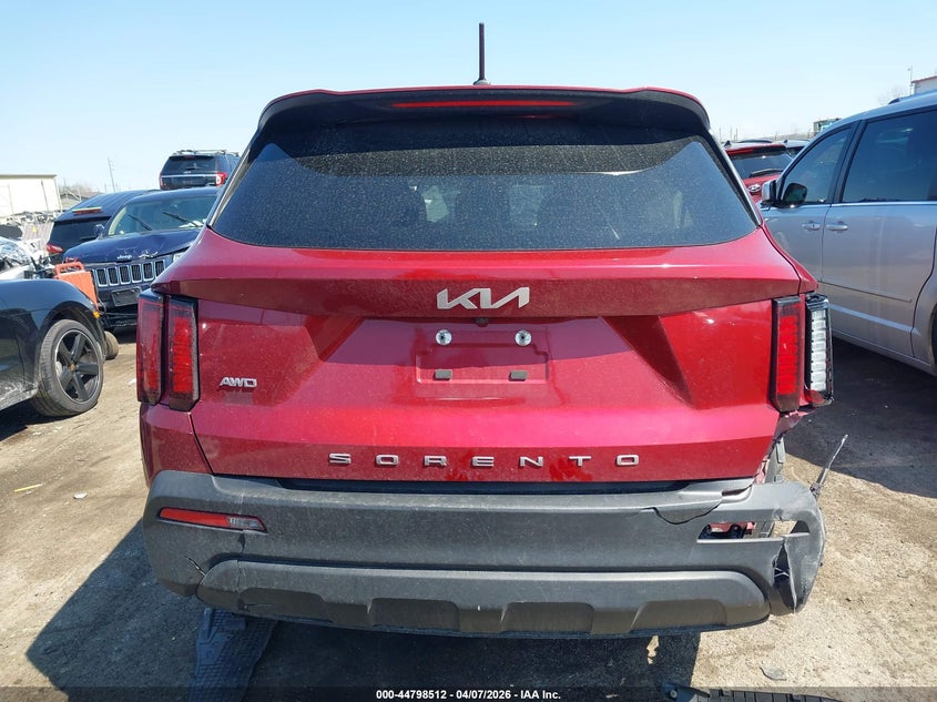 2022 Kia Sorento Lx VIN: 5XYRGDLC9NG075362 Lot: 44798512