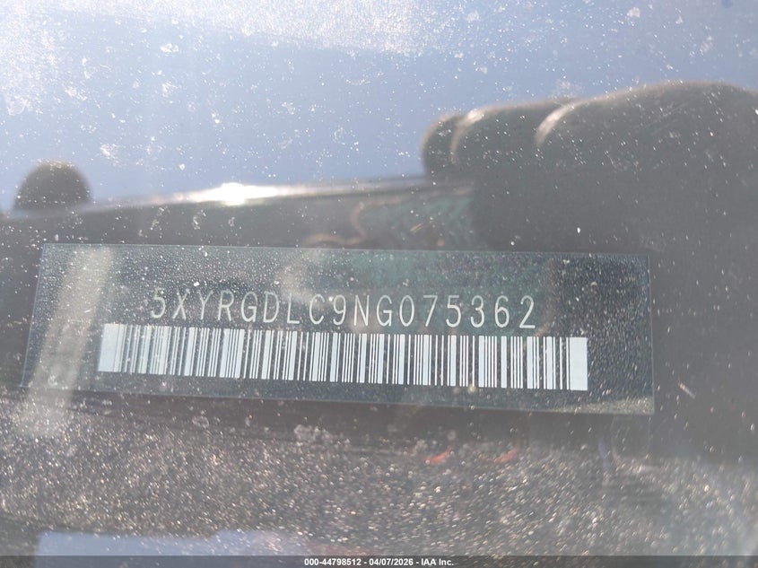 2022 Kia Sorento Lx VIN: 5XYRGDLC9NG075362 Lot: 44798512