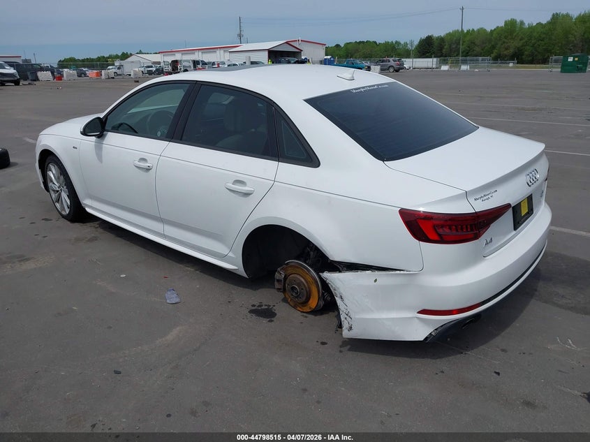 Vin: waukmaf46ja223813, lot: 45295781, audi a4 2.0t tech ultra premium/2.0t ultra premium 20183
