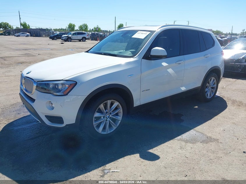 Vin: 5uxwz7c53g0r32590, lot: 45295805, bmw x3 sdrive28i 20162