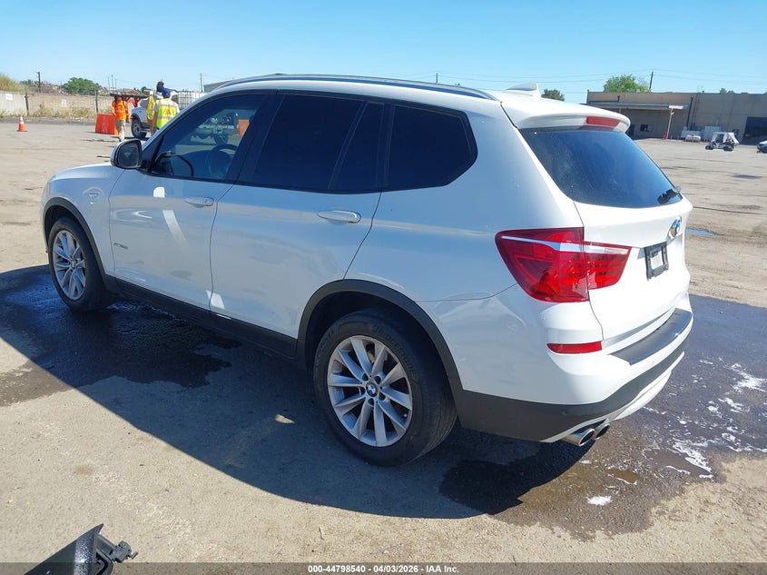 Vin: 5uxwz7c53g0r32590, lot: 45295805, bmw x3 sdrive28i 20163