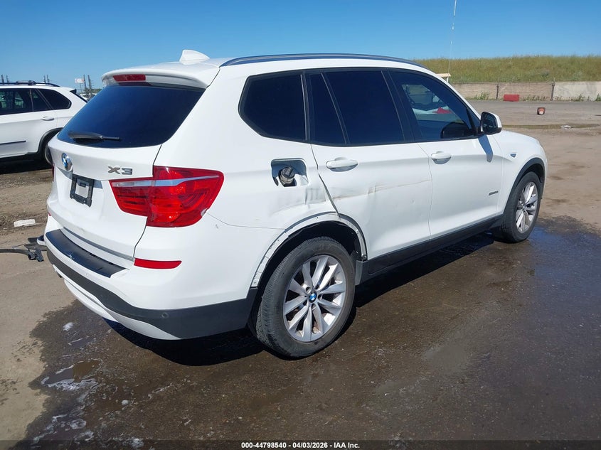 Vin: 5uxwz7c53g0r32590, lot: 45295805, bmw x3 sdrive28i 20164