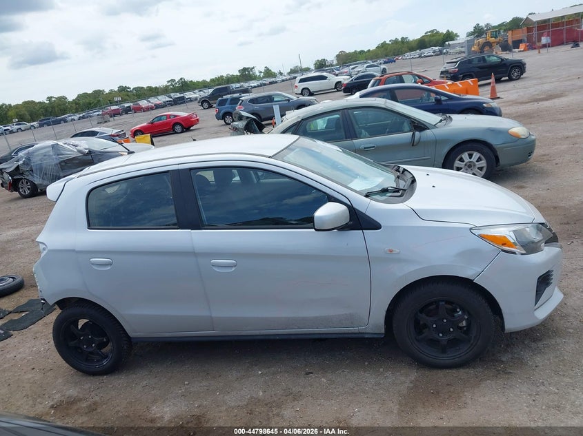 2022 Mitsubishi Mirage Es/Le VIN: ML32AUHJ3NH000967 Lot: 44798645