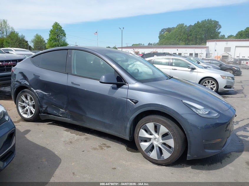 2023 Tesla Model y Awd Long Range Dual Motor All-Wheel Drive grey Lot 111044798701 Vin 7SAYGDEE8PA136835
