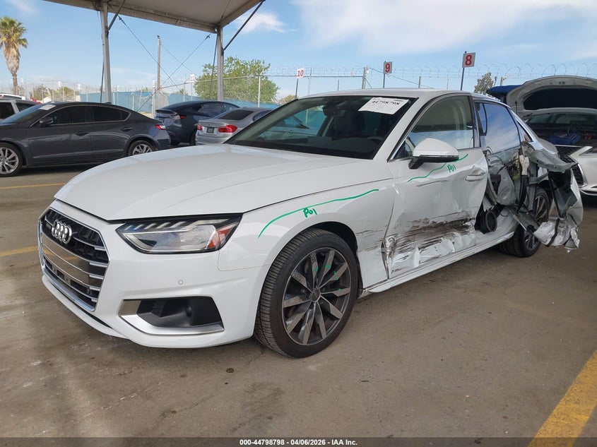 Vin: waubbaf46ma016865, lot: 45296064, audi a4 premium plus 40 tfsi quattro s tronic 20212