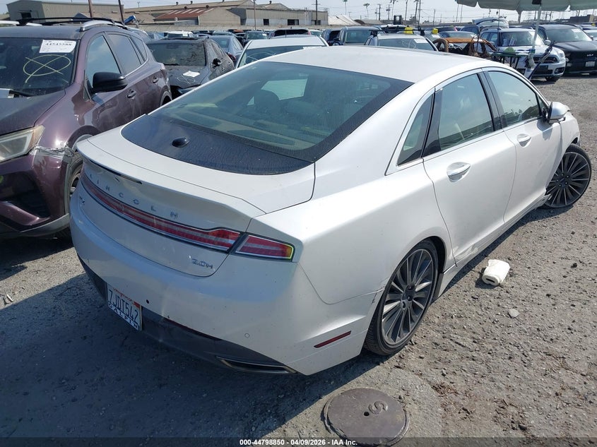 Vin: 3ln6l2lu3fr607770, lot: 45296116, lincoln mkz hybrid 20154