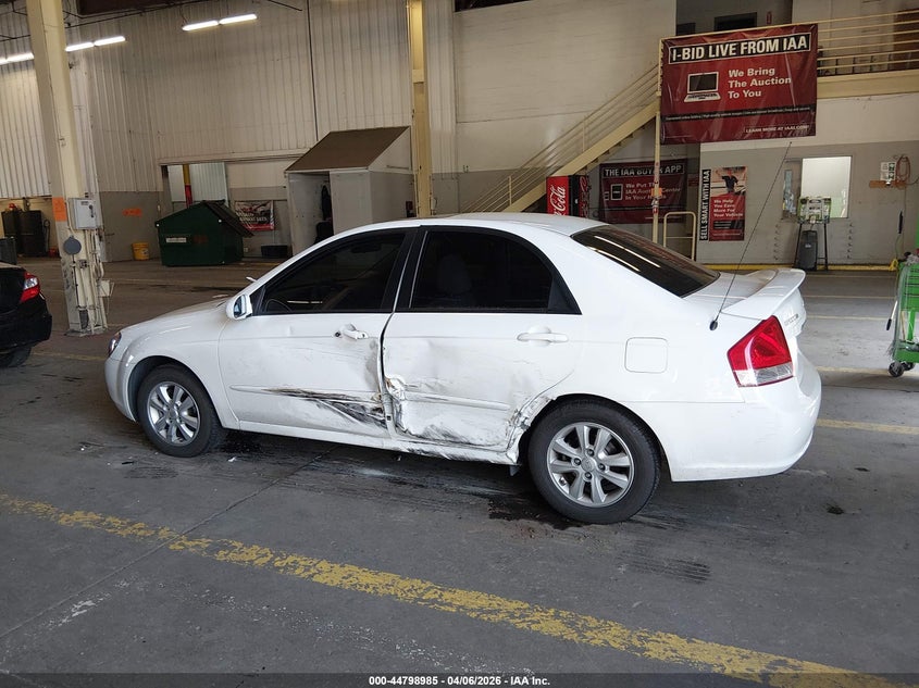 2009 Kia Spectra Ex VIN: KNAFE221295654363 Lot: 44798985