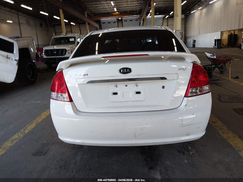 2009 Kia Spectra Ex VIN: KNAFE221295654363 Lot: 44798985