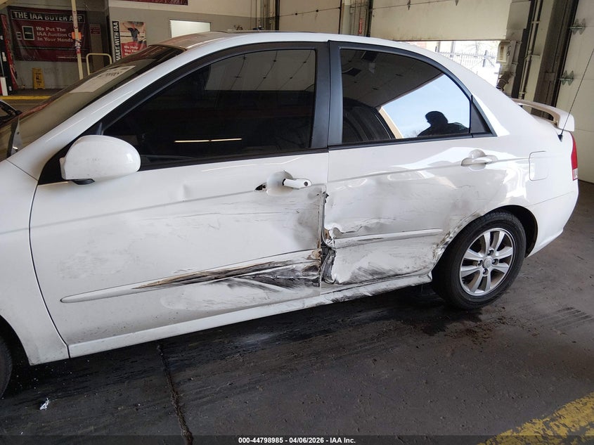 2009 Kia Spectra Ex VIN: KNAFE221295654363 Lot: 44798985