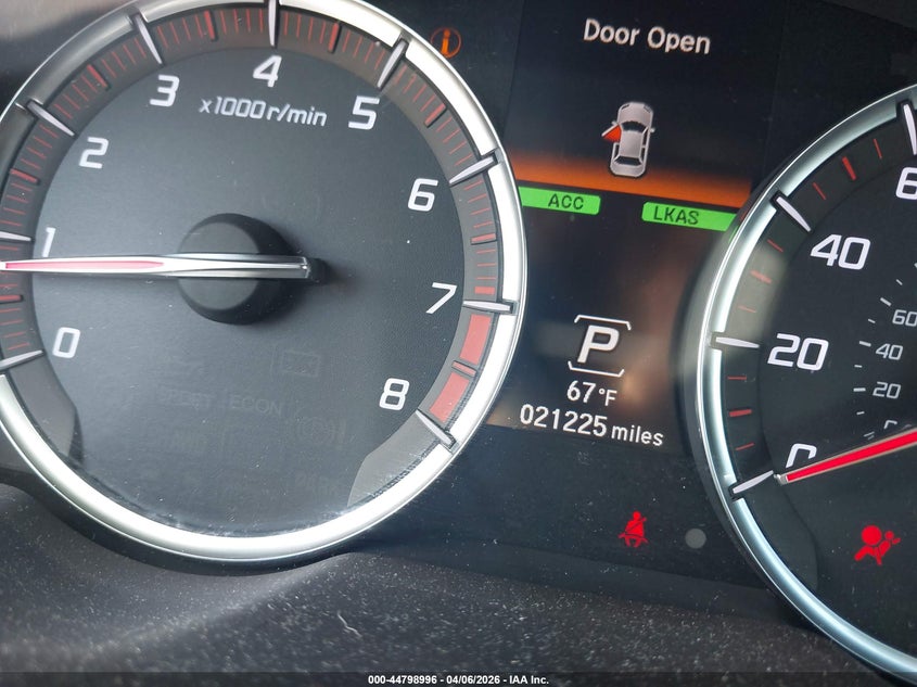 2019 Acura Tlx Tech A-Spec Pkgs VIN: 19UUB1F69KA001644 Lot: 44798996