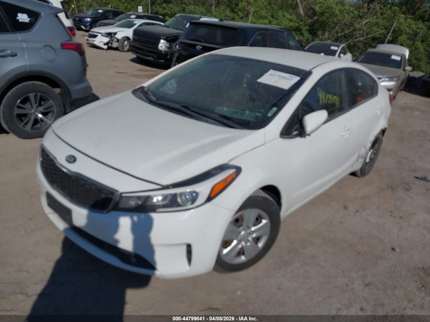 Vin: 3kpfk4a75he081927, lot: 45296307, kia forte lx 20172
