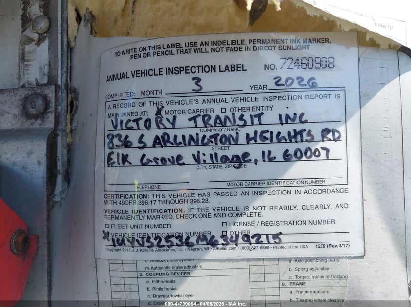 2021 OTHER UTILITY TRAILER MFG UNKNOWN VAN N/A