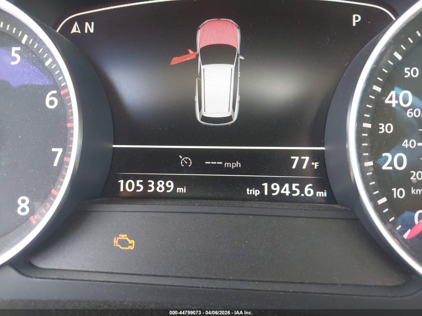 2014 Volkswagen Touareg 3.6L Sport VIN: WVGEF9BP9ED012503 Lot: 44799073