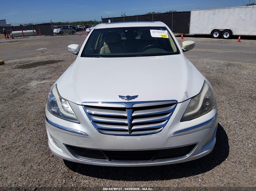 2012 Hyundai Genesis 3.8 VIN: KMHGC4DD1CU161847 Lot: 44799137