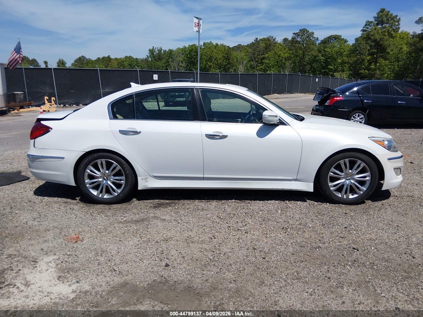 2012 Hyundai Genesis 3.8 VIN: KMHGC4DD1CU161847 Lot: 44799137