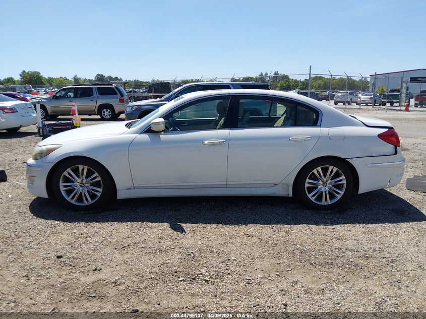 2012 Hyundai Genesis 3.8 VIN: KMHGC4DD1CU161847 Lot: 44799137