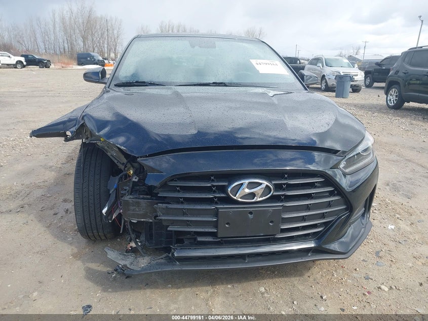 2019 Hyundai Veloster 2.0 VIN: KMHTG6AF1KU010185 Lot: 44799161