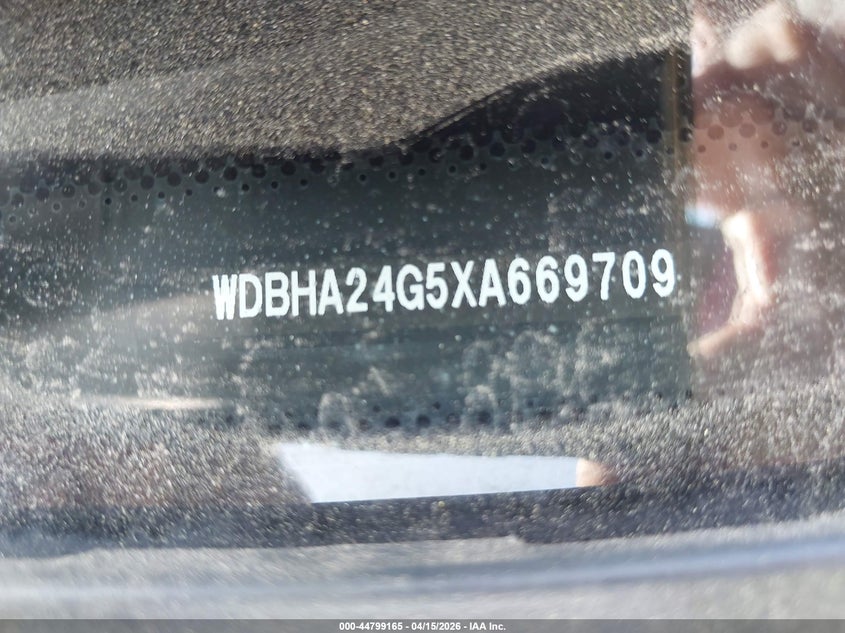 1999 Mercedes-Benz C 230 Kompressor VIN: WDBHA24G5XA669709 Lot: 44799165