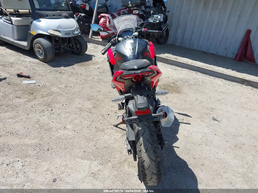 2025 Kawasaki Ex500 A/B VIN: ML5EXGJ16SDA55465 Lot: 44799170