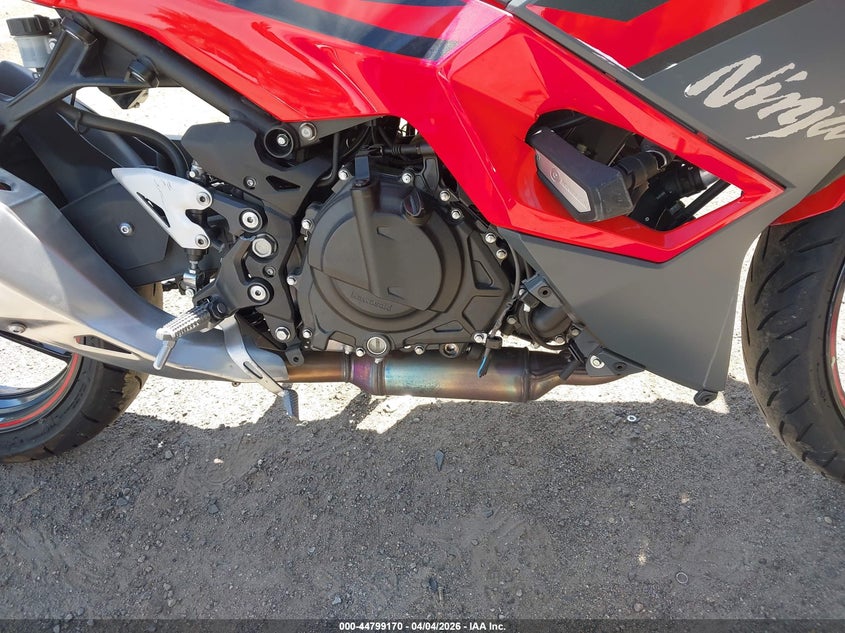 2025 Kawasaki Ex500 A/B VIN: ML5EXGJ16SDA55465 Lot: 44799170