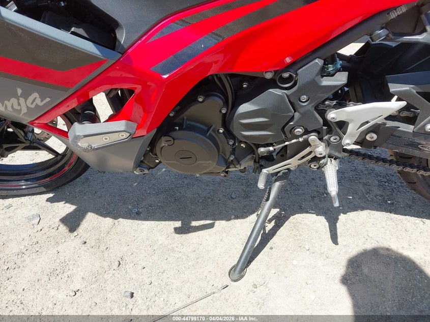 2025 Kawasaki Ex500 A/B VIN: ML5EXGJ16SDA55465 Lot: 44799170