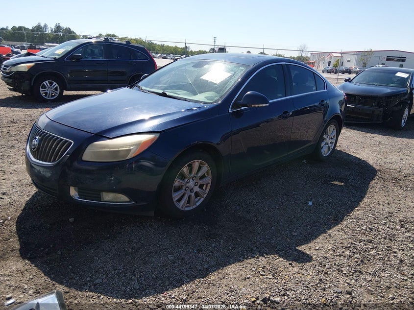 2012 Buick Regal 2.4 blue Lot 111044799347 Vin 2G4GR5ER6C9154047