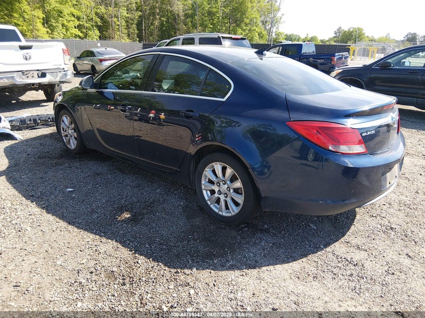 2012 Buick Regal 2.4 blue Lot 111044799347 Vin 2G4GR5ER6C9154047