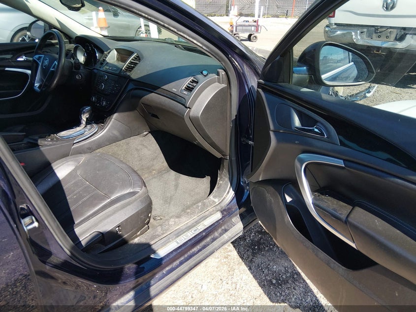 2012 Buick Regal 2.4 blue Lot 111044799347 Vin 2G4GR5ER6C9154047