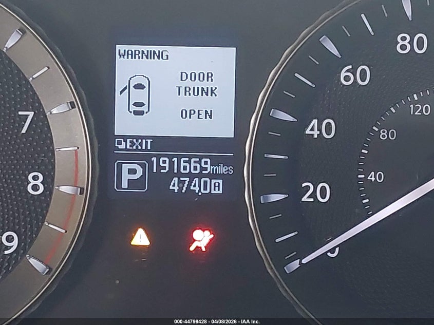 2016 Infiniti Q70L 3.7 VIN: JN1BY1PP2GM631283 Lot: 44799428