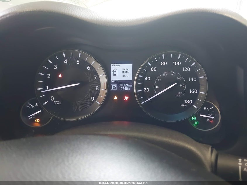 2016 Infiniti Q70L 3.7 VIN: JN1BY1PP2GM631283 Lot: 44799428