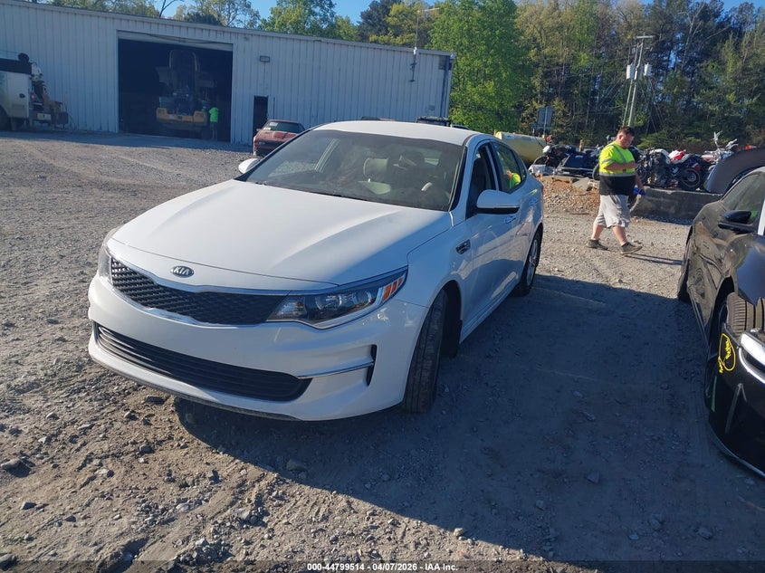 Vin: 5xxgt4l31hg138675, lot: 45296780, kia optima lx 20172
