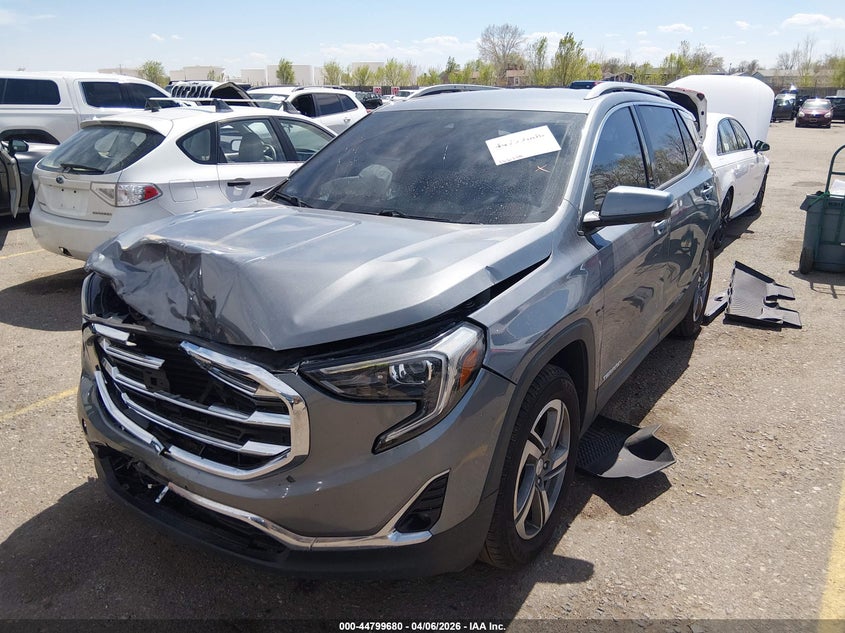 2019 Gmc Terrain 1.5 Slt grey Lot 111044799680 Vin 3GKALVEV5KL325539