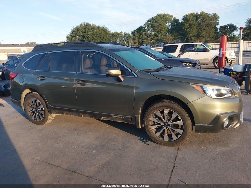4S4BSBNC2G3230516 2016 Subaru Outback 2.5 2.5i Limited Green